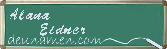 Alana Eidner Visitenkarte